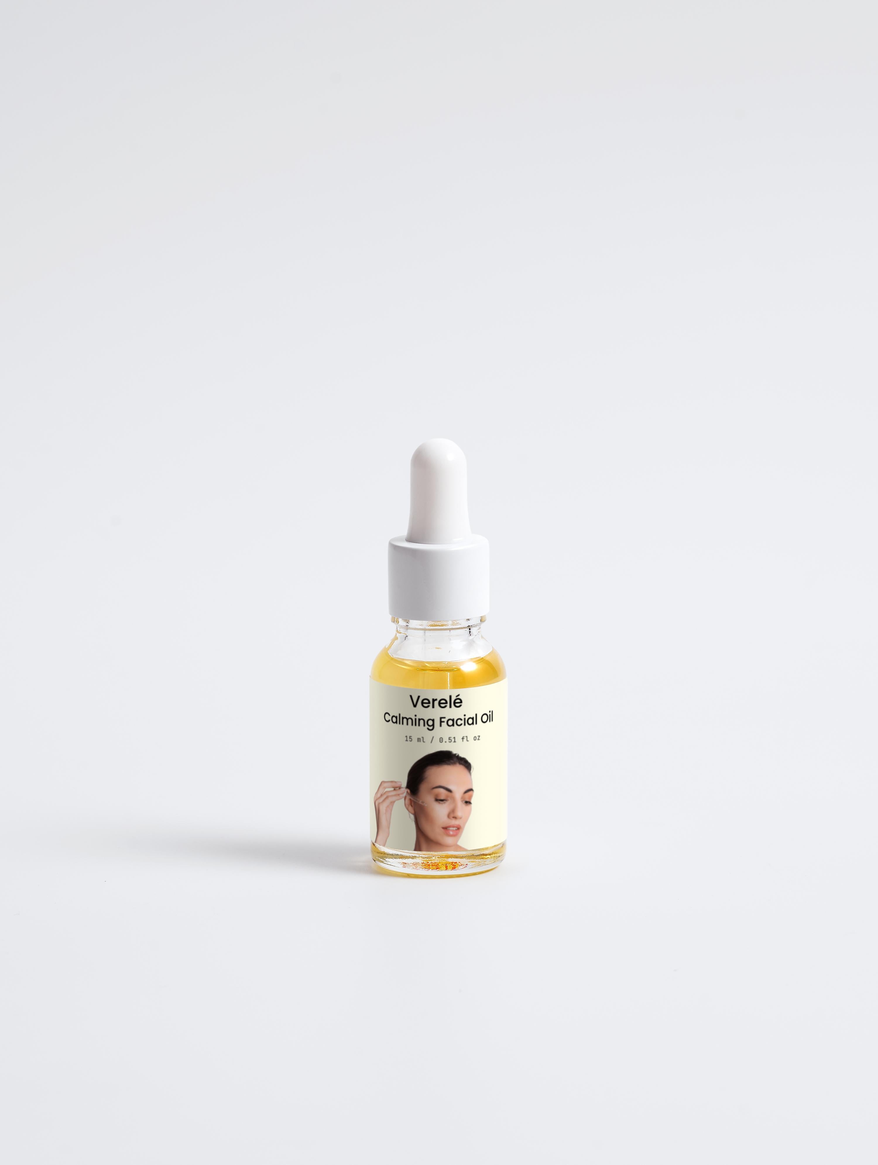 Facial Oil with 1% CBD, Hemp Seed Oil & Sebum Control – Organic & Vegan – COSMOS ORGANIC Certified, Made in Europe by Verelé, 15 ml / 0.51 fl oz - Verele