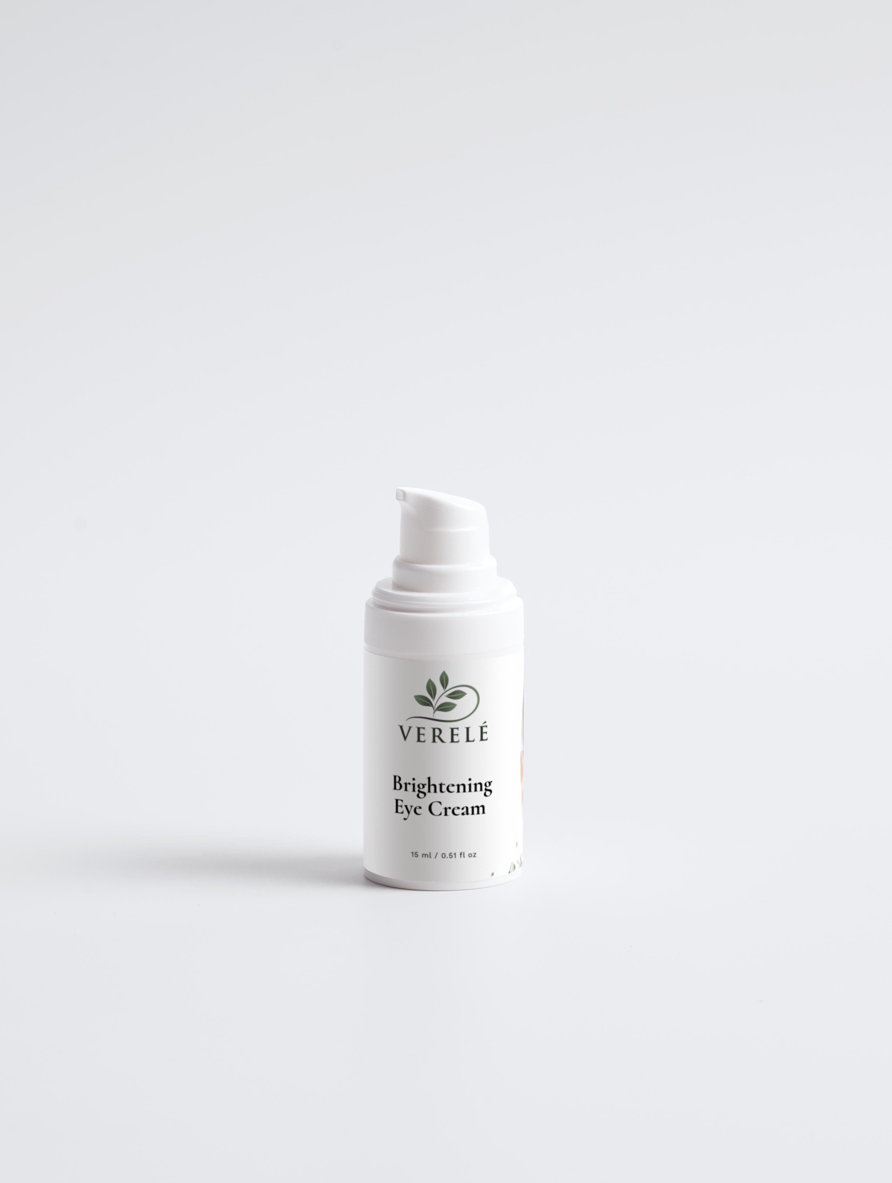 Brightening Eye Cream with Organic Plant Extracts & Hyaluronic Acid – Reduces Puffiness & Dark Circles – COSMOS NATURAL Certified, Made from Natural Ingredients in Europe by Verelé, 15 ml / 0.51 fl oz - Verele