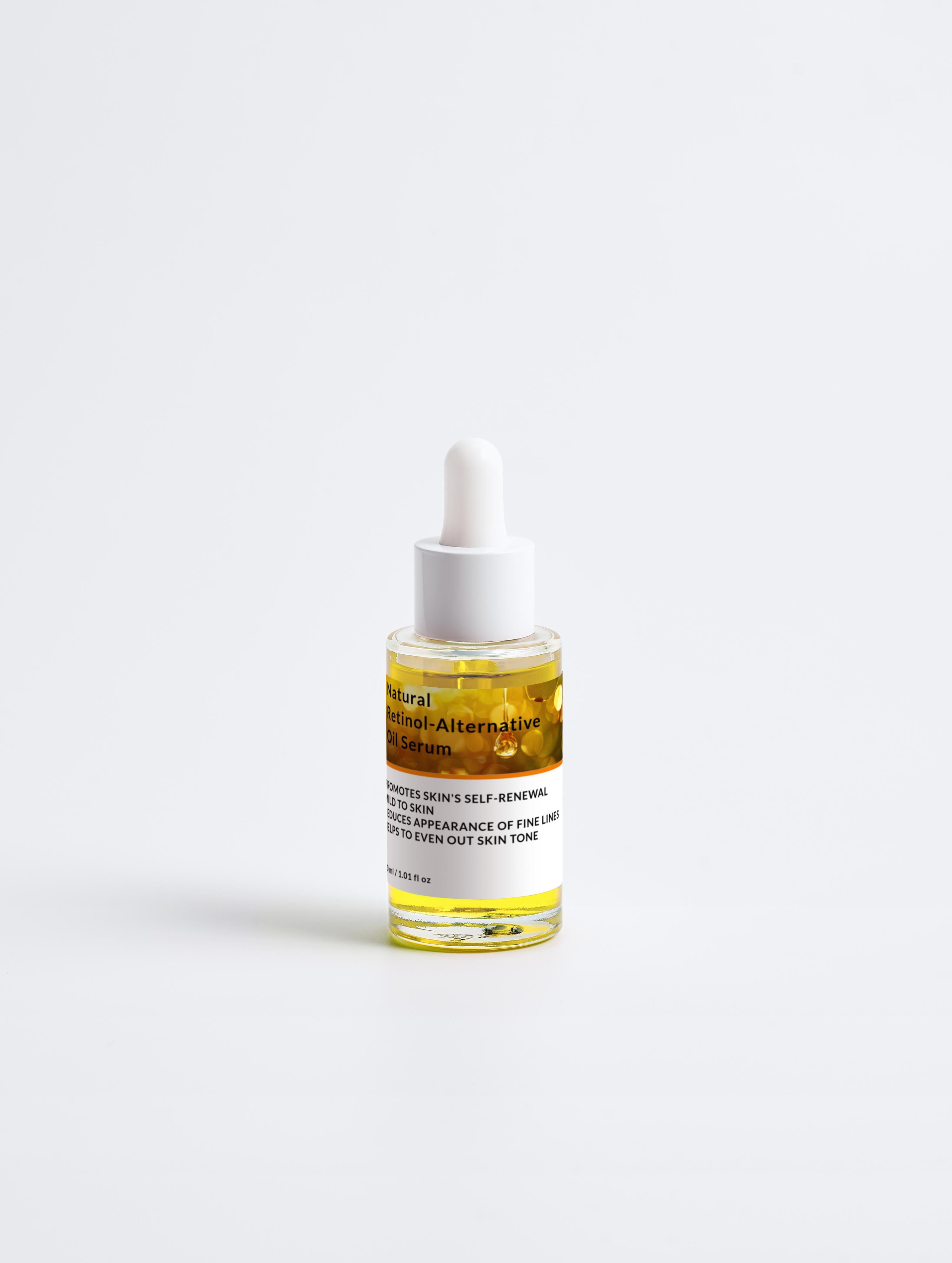 Natural Retinol-Alternative Oil Serum with Bakuchiol & Rosehip Oil – Anti-Ageing & Skin Firming – COSMOS ORGANIC Certified, Made in Europe by Verelé, 30 ml / 1.01 fl oz - Verele