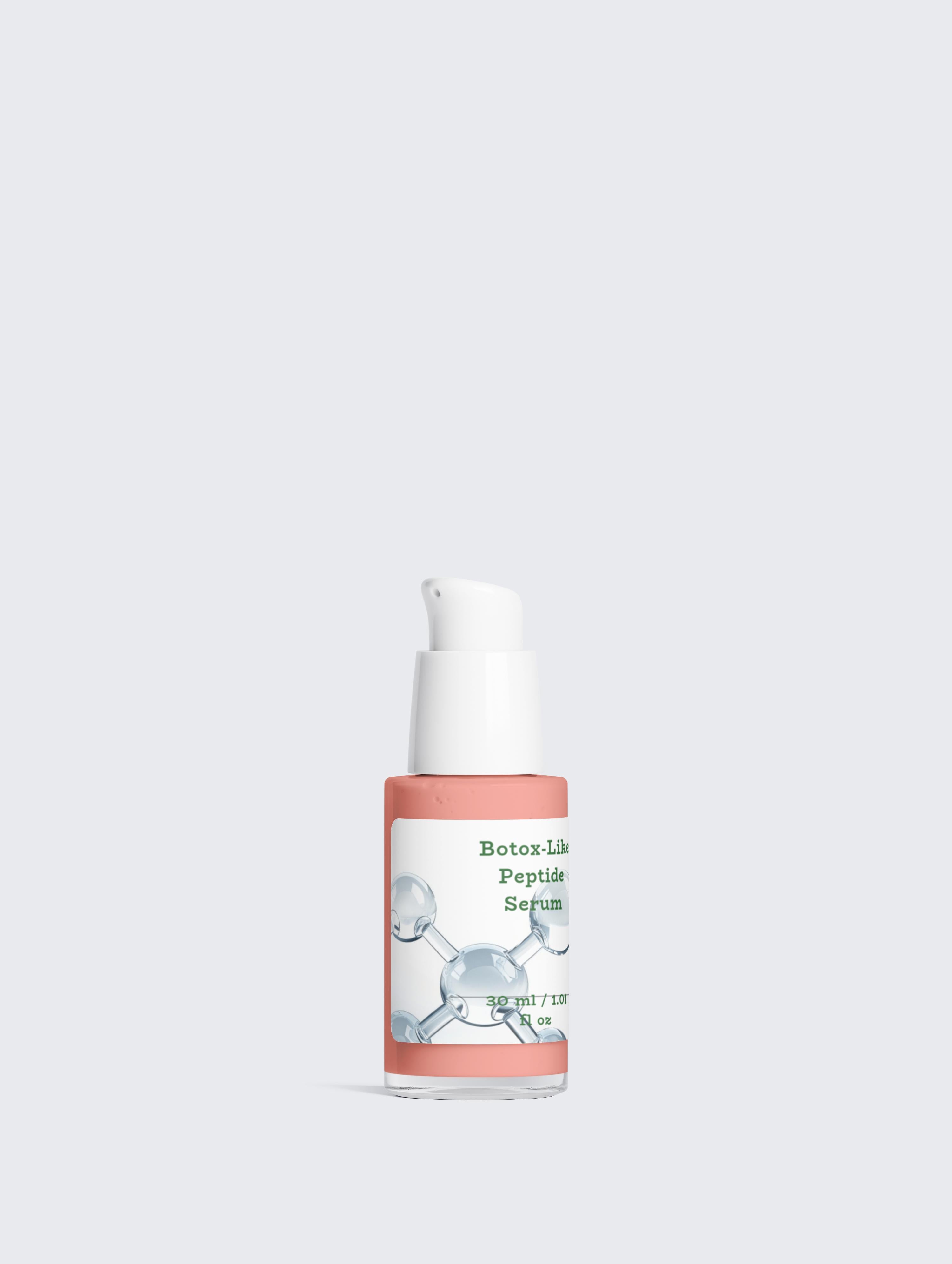 Botox-Like Peptide Serum with Organic Aloe & Hyaluronic Acid – Smooths & Reduces Fine Lines – COSMOS NATURAL Certified, Made from Natural Ingredients in Europe by Verelé, 30 ml / 1.01 fl oz - Verele