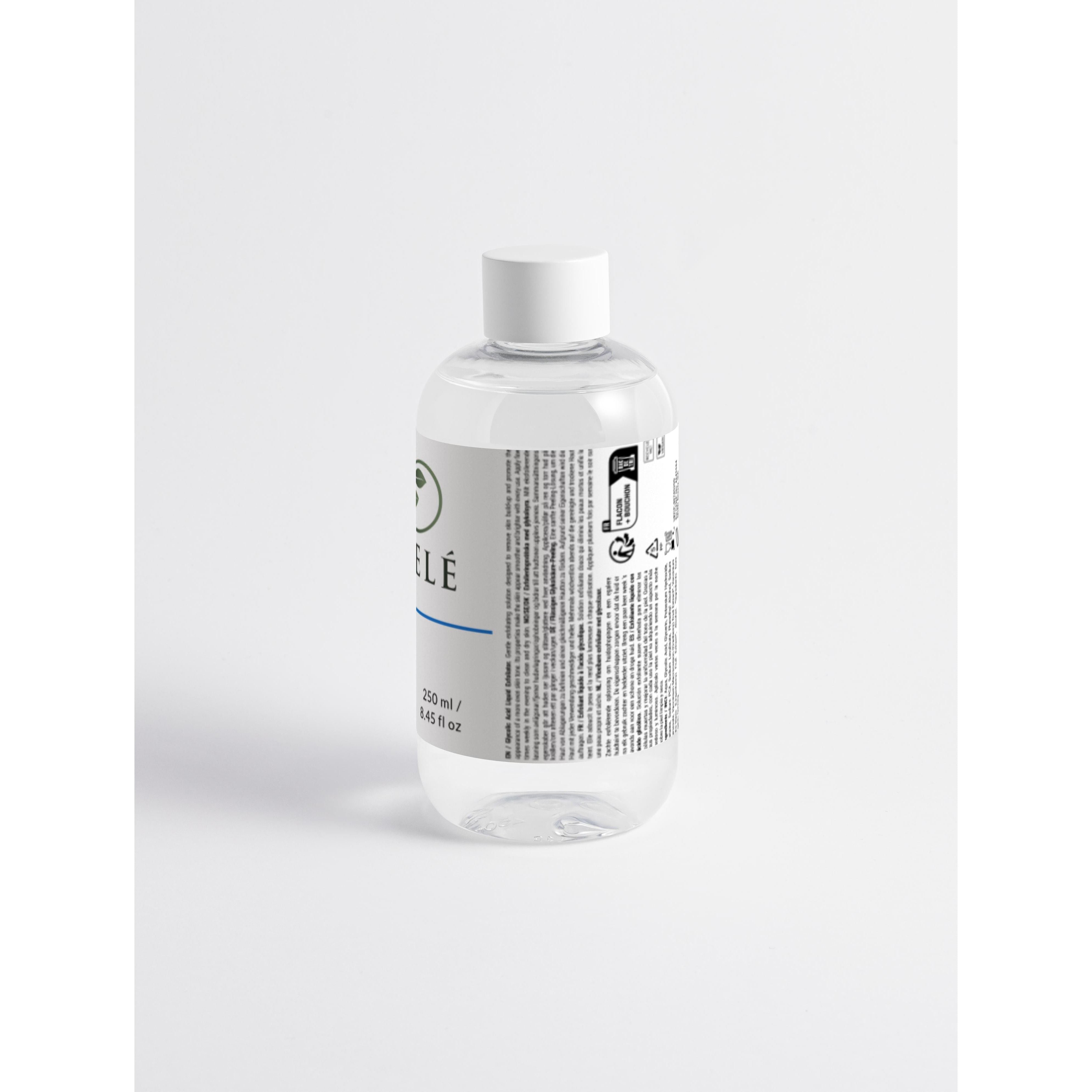 Glycolic Acid Liquid Exfoliator 3.5% with Organic Cranberry & Lingonberry Extract – Smooth & Brighten Skin – Made in Europe by Verelé,  250 ml / 8.45 fl oz - Verele